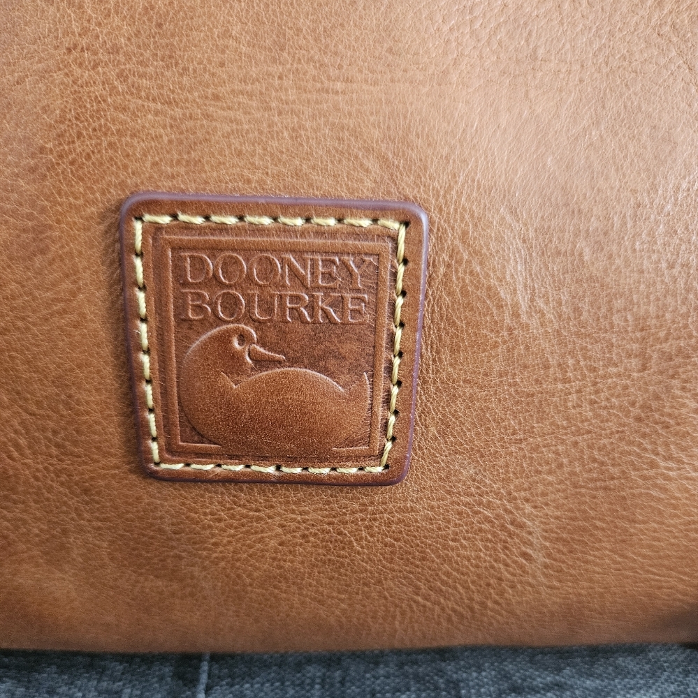 Dooney & Bourke Brown Satchel - Picture 2 of 10